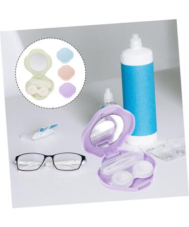 Buy HOMSFOU 4-Box Colored Tool Set for Inserting Mini Contact Lenses | Case Mirror & Foil Containers - International Shipping Available - Buy Online on GoSupps.com
