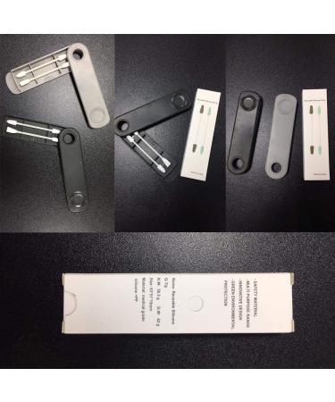 Reusable Cotton Swabs 4 Pcs Silicone Double Tipped Buds - Black & Grey (Storage Clearance Sale) - Buy Online on GoSupps.com