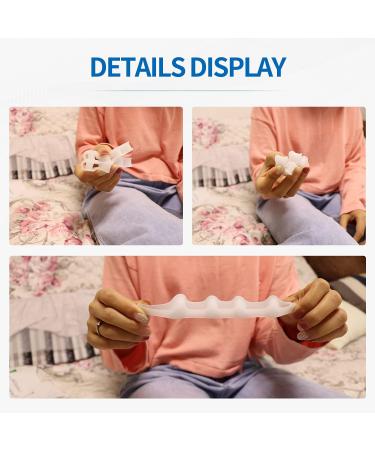 Niupiour Silicone Gel Toe Spacers - Bunion Corrector 6-Pack for Men and Women - Toe Separators for Pedicure and Foot Pain Relief - Buy Online on GoSupps.com