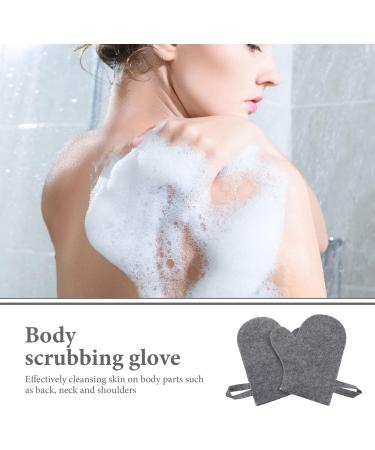 Healeved De Exfoliant Gommage Corporel Portable Fournitures De Bain Mitaines Exfoliantes Grises - Buy Online on GoSupps.com