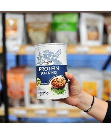  Dragon Superfoods Dragon Superfoods Super Mix Protein Powder for Optimal Nutrition Rice Pea Hemp Almond - 100% Organic Protein Blend Soy and Gluten Free - 500g (30 servings) - Buy Online on GoSupps.com