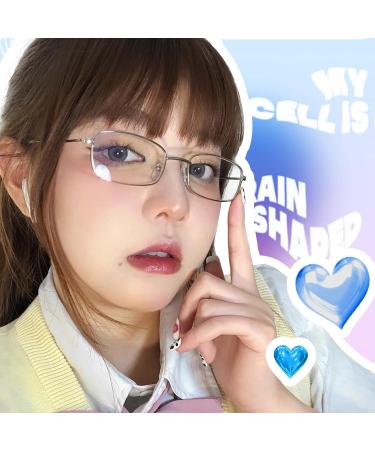 Siphew Blue Light Filter Glasses for Women & Men | Anti-Blue Light Gaming Glasses | Stylish Silver PC Glasses - Buy Online on GoSupps.com