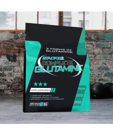 Stacker2 Complete Glutamine | Muscle Building Protein Supplement 300g | Enhance Recovery & Performance - Buy Online on GoSupps.com