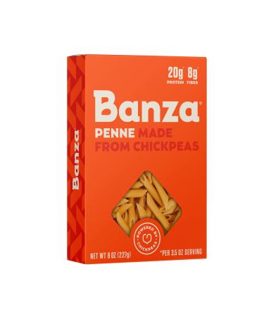 Banza Chickpea Pasta, Variety Pack (2 Penne/2 Rotini/2 Shells) - Gluten Free Healthy Pasta, High Protein, Lower Carb and Non-GMO - 8 oz (Pack of 6) 8 Ounce (Pack of 6) 2 Penne/2 Rotini/2 Shells