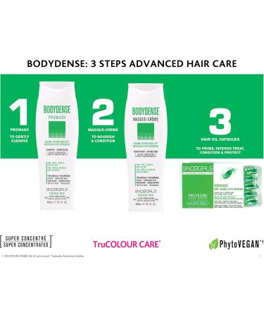 SNOBGIRLS BODYDENSE Plumping Hydrating Volumizing Shampoo for Fine Hair Volume Texture Body Lift Lightweight Vegan Shampoo for Fine Frail Dry or Limp Hair - Buy Online on GoSupps.com