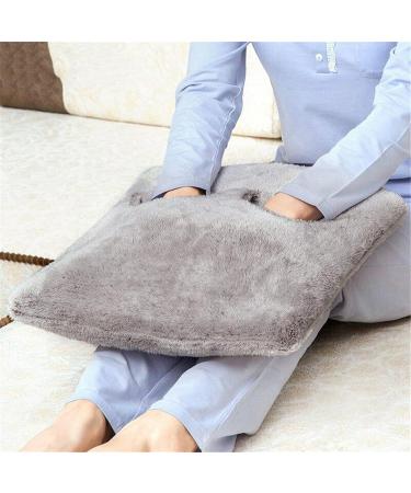Cozy Electric Warmer Foot Slippers & Heated Sofa Cushion - 38x38cm (Coffee) | International Shipping Available - Buy Online on GoSupps.com