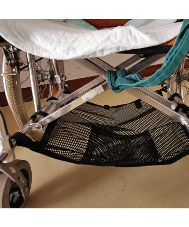 BrightFootBook Universal Mesh Under-Shelf Cargo Net for Wheelchairs bathchairs 43x40cm(17x15.7in) Storage Net Pocket - Buy Online on GoSupps.com