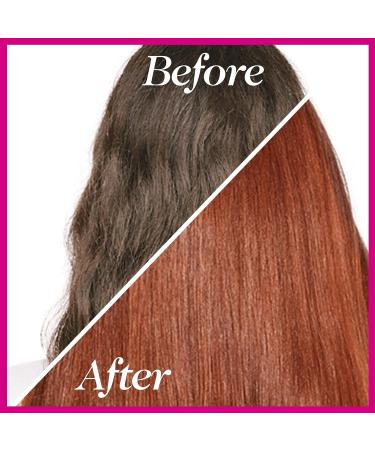 LOr al Paris Ammonia-Free Semi-Permanent Hair Dye 645 Amber Red Glossy Colour - Natural Finish, Up to 28 Shampoos, Casting Cr me Gloss - 1 Application - Buy Online on GoSupps.com