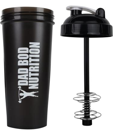 Dad Bod Nutrition 28oz Funny Protein Shaker Bottle with Black Lid - Buy Online on GoSupps.com