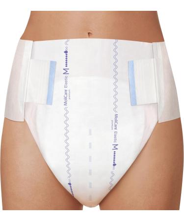 Molicare Premium Elastic Slip for Severe Incontinence | 8 Drops Size M (85-120 cm Hip) | 26 Pieces for Men & Women - Buy Online on GoSupps.com