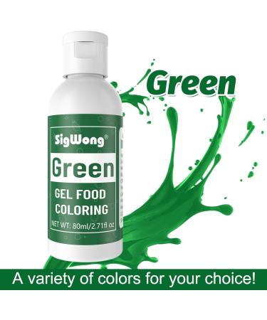 Gel Food Coloring - 80ml Green Gel Based Food Dye Vibrant Tasteless Concentrated Food Coloring for Cake Cookie Decorating Easter Egg Icing Fondant Baking Macaron - 2.71 Fl.Oz Bottles (Christmas) - Buy Online on GoSupps.com