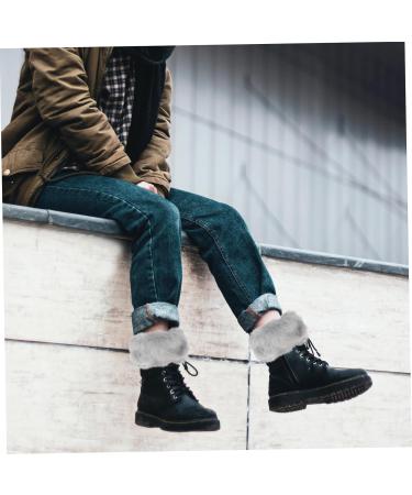 Warm Fur Boot Covers - 3 Pairs of Stylish Acrylic Ankle Warmers for Winter Protection | Besportble - Buy Online on GoSupps.com