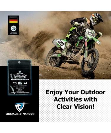 CrystalTech Nano Anti-Fog Wipe Treatment for Glasses  Goggles  Masks and Visors | Reusable Cloth | Eyewear Fog Protection for Work  Cycling  Skiing  Sports | For Humidity  Sweat and Temperature Change - Buy Online on GoSupps.com