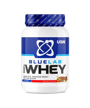 USN Blue Lab Whey Protein Powder: Wheytella - Whey Protein 908g - Post-Workout - Whey Isolate - Muscle Building Powder Supplement With Added BCAAs Wheytella 908 g (Pack of 1)