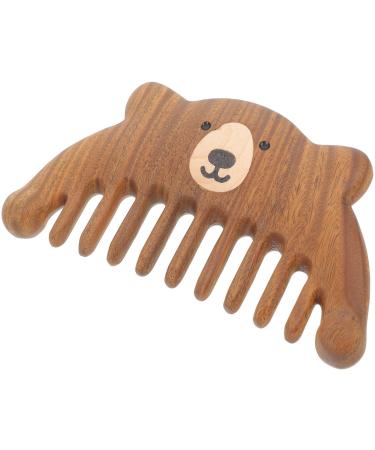Beavorty head scalp comb wood scalp massage comb natural green sandalwood wide tooth comb hair comb head massage tool for women