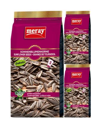 Pufai Grocery Sunflower Seeds, Dakota Salted 250g Pack of 3