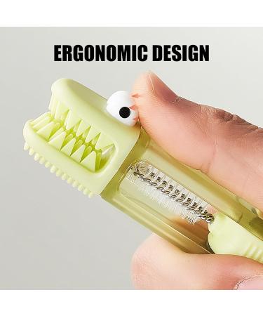 Gohemsun Multifunctional Cleaning Brush Cup Lid Cleaning Brush Set | Tiny Bottle Cup Lid Brush Cleaning Brush | Multifunctional Grout Cleaning Brush for Grout Home Nursing Bottle Sunset Red - Buy Online on GoSupps.com