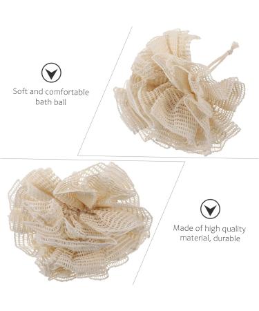 Buy NOLITOY 2pcs Bath Sponge Loofah - Relaxing Foam Bath Balls for Women | Shower Bubble Maker & Strainer - Buy Online on GoSupps.com