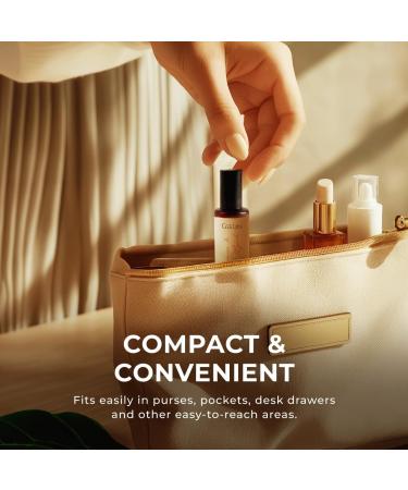 Frankincense Myrrh & Sandalwood Essential Oil Roll On Set - Aromatherapy Grade Essential Oils Set - 2x0.34 fl oz - Gya Labs - Buy Online on GoSupps.com