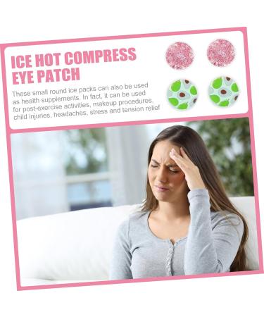 Reusable Gel Ice Compress - Cooling Eye Cushion for Sleeping & Travel | 12 Pack Ice Cream Suction Flap | Perfect for Summer Relief - Buy Online on GoSupps.com