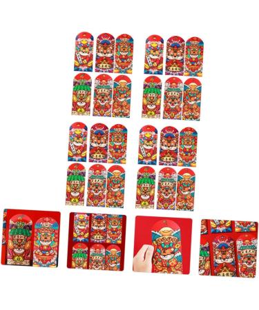 ABOOFAN 72 Pcs Year of The Tiger Red Envelope New Year Red Packet New Year Money Pocket Tiny Bag Year Hong Bao Hongbao Card Envelope Chinese Red Envelope Lucky Paper Year Red Envelope - Buy Online on GoSupps.com