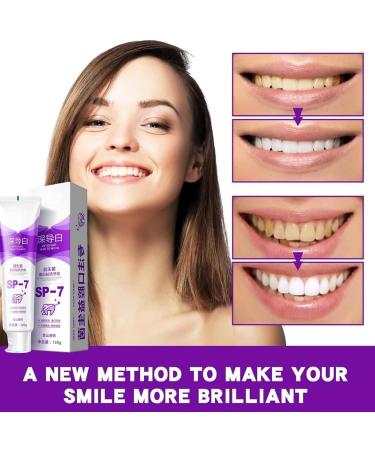 SP-7 Probiotic Lightening Toothpaste | Brightening Fresh Breath & Spot Removal - Buy Online on GoSupps.com