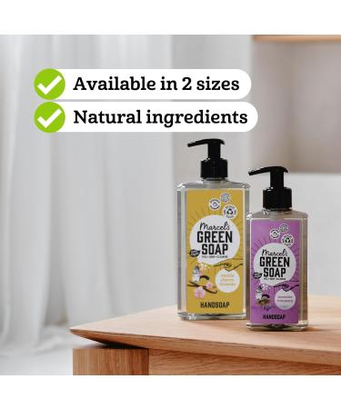 Buy Marcel's Green Soap Vanilla & Cherry Blossom Hand Soap - 100% Eco-Friendly Vegan & 97% Biodegradable - 500ml (1-Pack) - International Shipping Available - Buy Online on GoSupps.com