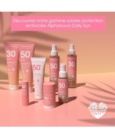 Alphanova ALPHANOVA DAILY SUN - Sun Glow SPF50+ Face Cream - Natural - Reinforced Protection - Anti-Wrinkle Protection - Eco-Friendly - 50 ml - Buy Online on GoSupps.com