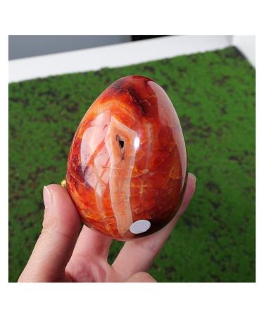 Pakmez Crystal 1PC Natural Carnelian Red Agate Crystal Stones Polished Gemstone Figurines with Stone Stand Minerals (Color : 150-165g)