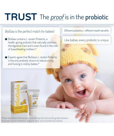 BioGaia Protectis Baby Probiotic Drops with Vitamin D - 10 ML 0.34 oz - Infant & Kids Gut Health Support - Buy Online on GoSupps.com