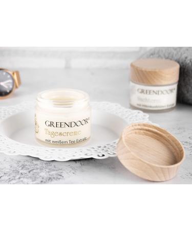  GREENDOOR GREENDOOR Natural Cosmetics Moisturizing Care Kit: Organic White Tea Day Cream + Natural Organic Hibiscus Night Cream for Fine Lines Natural Humidity Protection for the Face Gift for Women - Buy Online on GoSupps.com