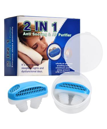 Anti Snoring Devices 2 in 1 Snoring Solution Snore Stopper Snoring Aid for Men Women to Stop Snoring Naturally Snore Reducing for Better Sleep