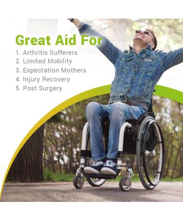 BodyHealt Flexible Sock Aid Tool - Dressing Aid for Elderly, Disabled, Diabetic - Pants & Socks Helper with Long Handles - Pulling Assist Device for Compression Stockings - Buy Online on GoSupps.com