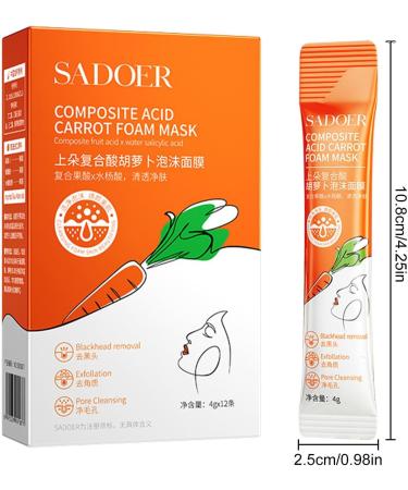  Sloane Oil Control Deep Pore Cleansing Mud with Carrot | Clay Mud for Blackheads and Pores Bubble Treatment for Radiant Skin Reduction - Buy Online on GoSupps.com