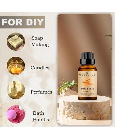 Organic Palo Santo Essential Oil 10ML - 100% Pure & Natural for Aromatherapy Diffuser | International Shipping Available - Buy Online on GoSupps.com
