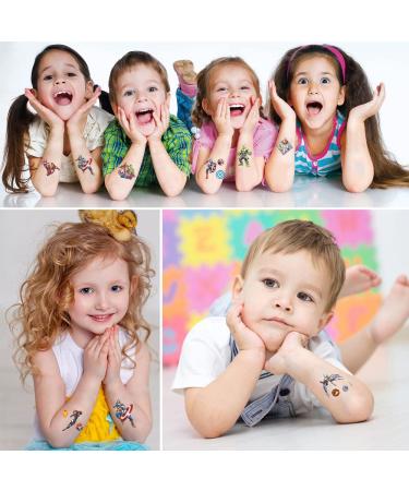 60PC Superhero Temporary Tattoos for Kids - Party Favors, Fake Stickers, Birthday Supplies - Buy Online on GoSupps.com