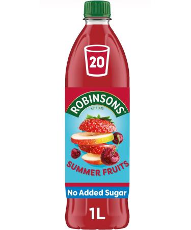 ROBINSONS Summer Fruits Squash 1 L (Pack of 1) Mixed_Fruits - Buy Online on GoSupps.com
