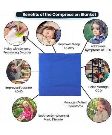 Chicti Sensory Compression Bed Sheet for Kids - Breathable & Stretchy Bedding for ADHD Autism Anxiety Relief (69x132cm) - Buy Online on GoSupps.com