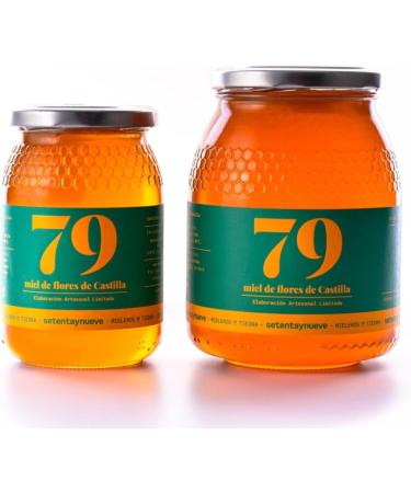 79 Setentaynueve 100 Natural Flower Honey from Castile Honey from Thyme Broom Almond Blossom and Wild Lavender Floral Flavor Origin Tiedra en Arribes del Duero Spain 1000gr - Buy Online on GoSupps.com