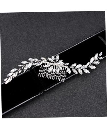 Didiseaon Wedding Hair Clip Hair Side Combs Women Comb Jewelry Leaf Hair Pin Wedding Hair Barrette Bridal Rhinestone Headpiece Bridal Hair Comb Tiara Hair Piece Bride Horse Eye - Buy Online on GoSupps.com