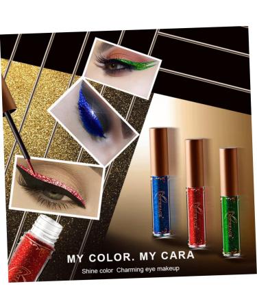 FOMIYES 2pcs Eyeliner Pencil Liquid Eye Shadow Glitter Eye Shadow Pearlescent Liquid Eyeliner Diamond Metal 1 count (Pack of 1) 08x2pcs - Buy Online on GoSupps.com