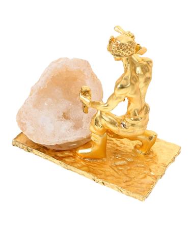 Alipis 4pcs Dining Table Mineral and Miner Adornment Small Mineral Cluster Miner Ornament - Buy Online on GoSupps.com