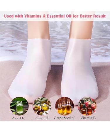 Premium Women's Silicone Socks | Moisturizing Foot Care & Spa Gel Socks - Buy Online on GoSupps.com
