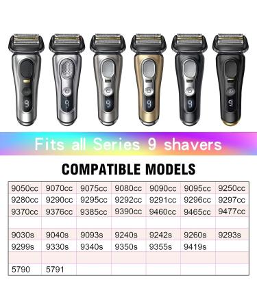 Buy Series 9 Replacement Shaver Parts - Compatible Braun Razor Series 9 Pro Shaver Heads for Men (92B) - International Shipping Available - Buy Online on GoSupps.com