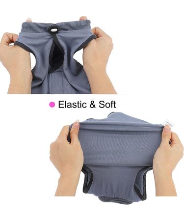 Professional Cat Surgery Recovery Suit for Abdominal Wounds | E-Collar Alternative for Cats & Dogs | Medium Grey-blue - Buy Online on GoSupps.com