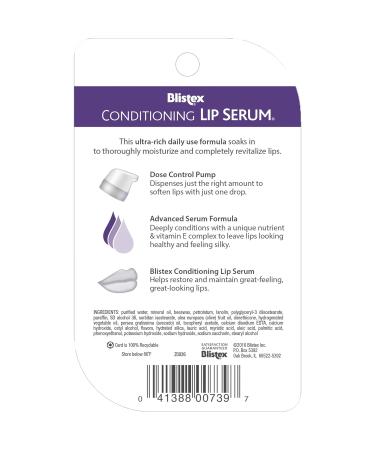 Buy Blistex Conditioning Lip Serum Value Pack (13 x 0.30 oz) - Smooth Hydrate & Protect Lips Worldwide - Buy Online on GoSupps.com
