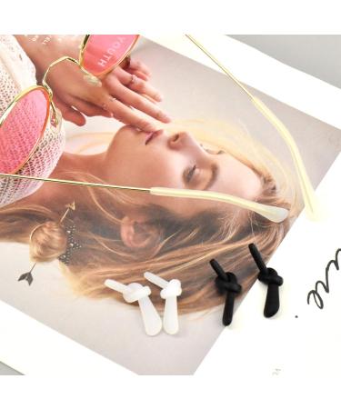 Premium Silicone Anti-Slip Glasses Hinge Replacement - 4 Pairs of Slip-Resistant Accessories for Metal Sunglasses - Buy Online on GoSupps.com
