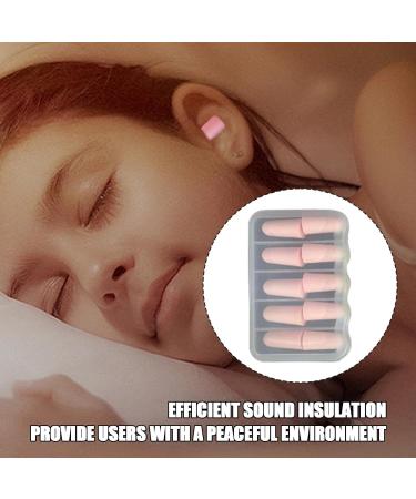5 Pairs Noise Cancelling Earplugs - Sound Blocking Ear Plugs for Sleep Snoring Work - Pink Hearing Protection - Buy Online on GoSupps.com