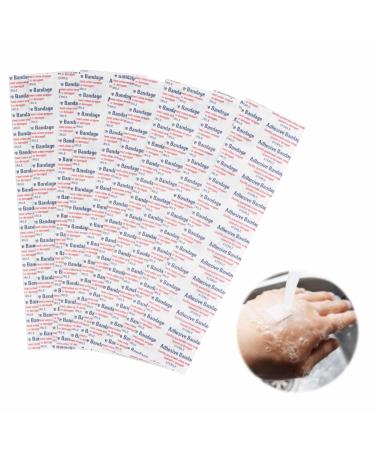 Waterproof Clear Bandages for Knee and Elbow Stays On Skin in The Bath Shower Or Pool 1.5 x 1.5 inch 50 Count