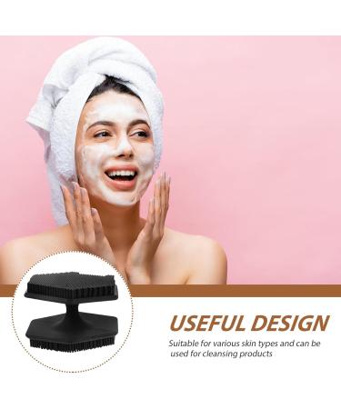 PATKAW Silicone Face Scrubber Double Sided Facial Cleansing Brush Gentle Face Exfoliator for Face Pore Cleanse Blackhead Body Cleansing Hair Brush Newborn Shower - Buy Online on GoSupps.com